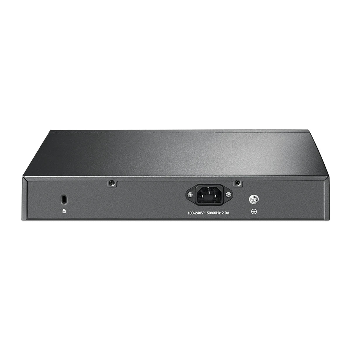 TL-SG1016PE PoE+ switch, achterkant