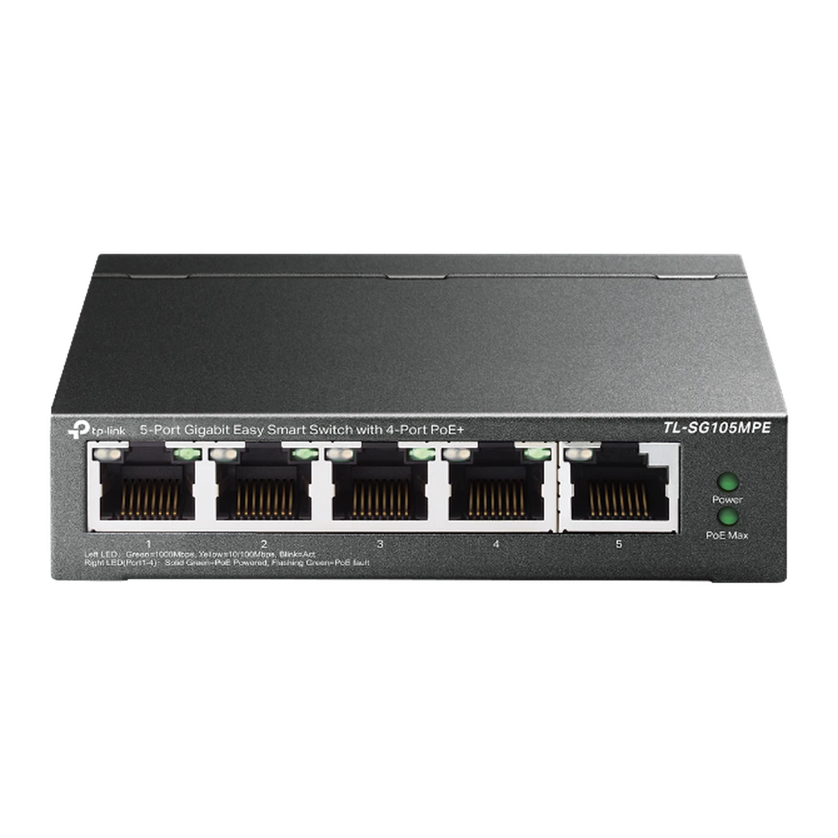 TL-SG105MPE 5-poorts Easy Smart PoE+ switch, afbeelding 2