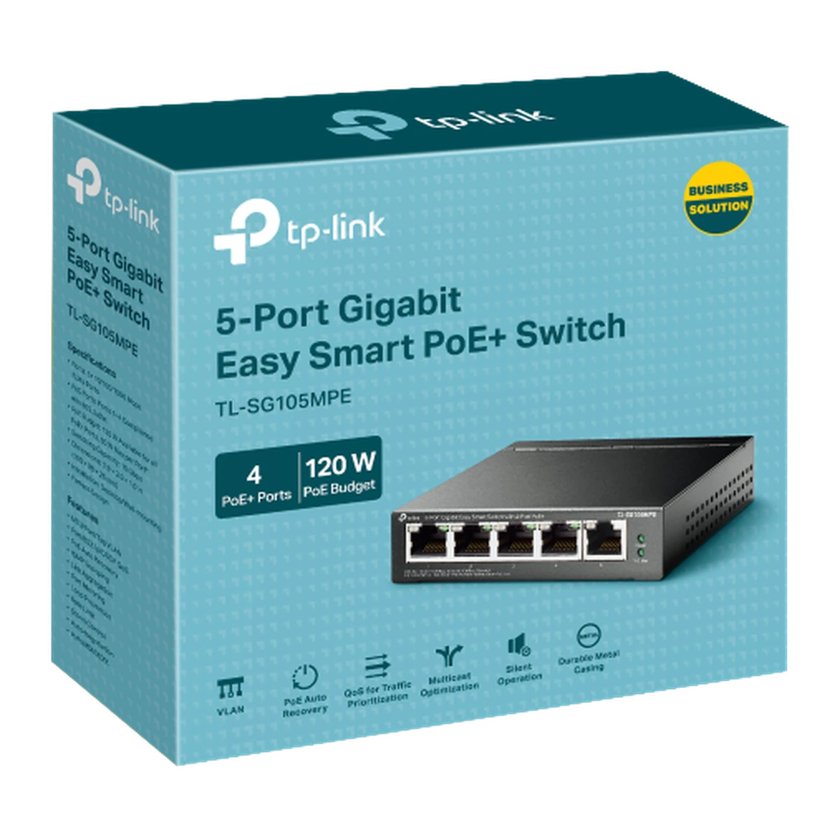 TL-SG105MPE 5-poorts Easy Smart PoE+ switch, afbeelding 3