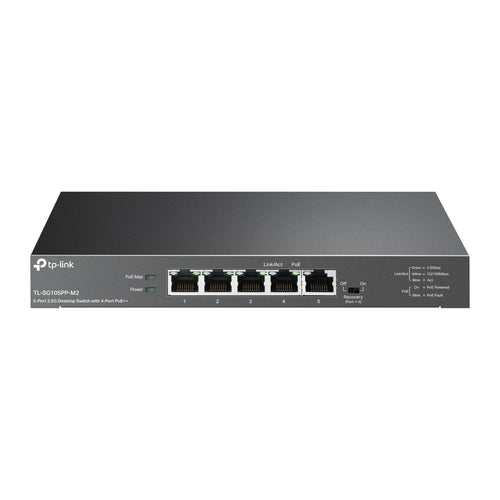 TL-SG105PP-M2 5-Poorts 2.5G Desktop Switch met 4 PoE++