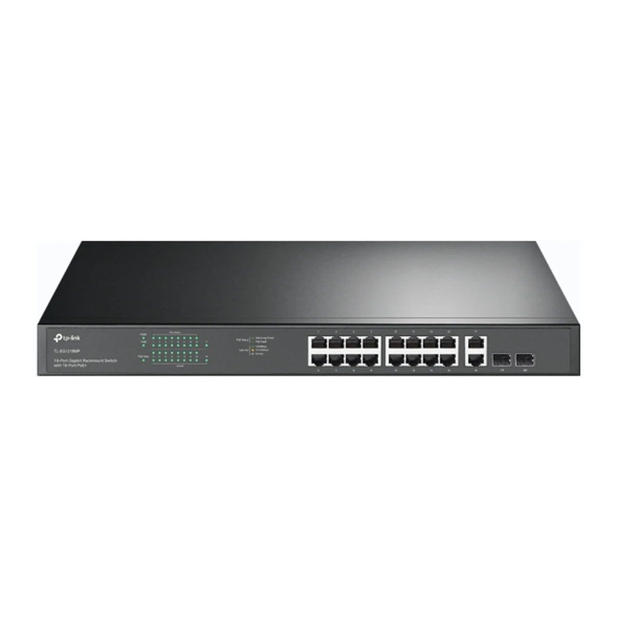 TL-SG1218MP 18-poorts PoE+ rackswitch, afbeelding 1