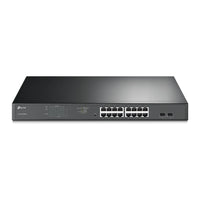 TL-SG1218MPE 16-poorts Easy Smart PoE+ rackswitch, afbeelding 1
