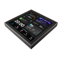 Room Control display Rio 4 inch perspectief