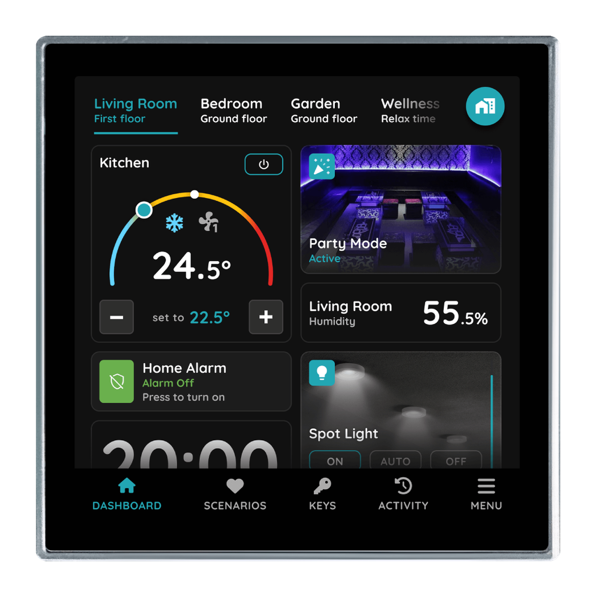 Room Control display Rio 4 inch