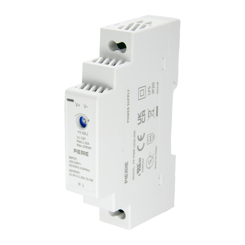 DIN-railvoeding 12 V/1,25 A