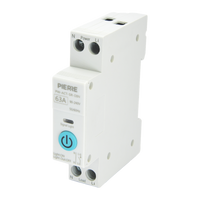 Wave smart relais DIN-rail voorkant