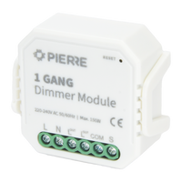 PIERRE Wave dimmermodule 1-kanaals zonder N voorkant