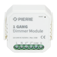 PIERRE Wave dimmermodule 1-kanaals zonder N detail
