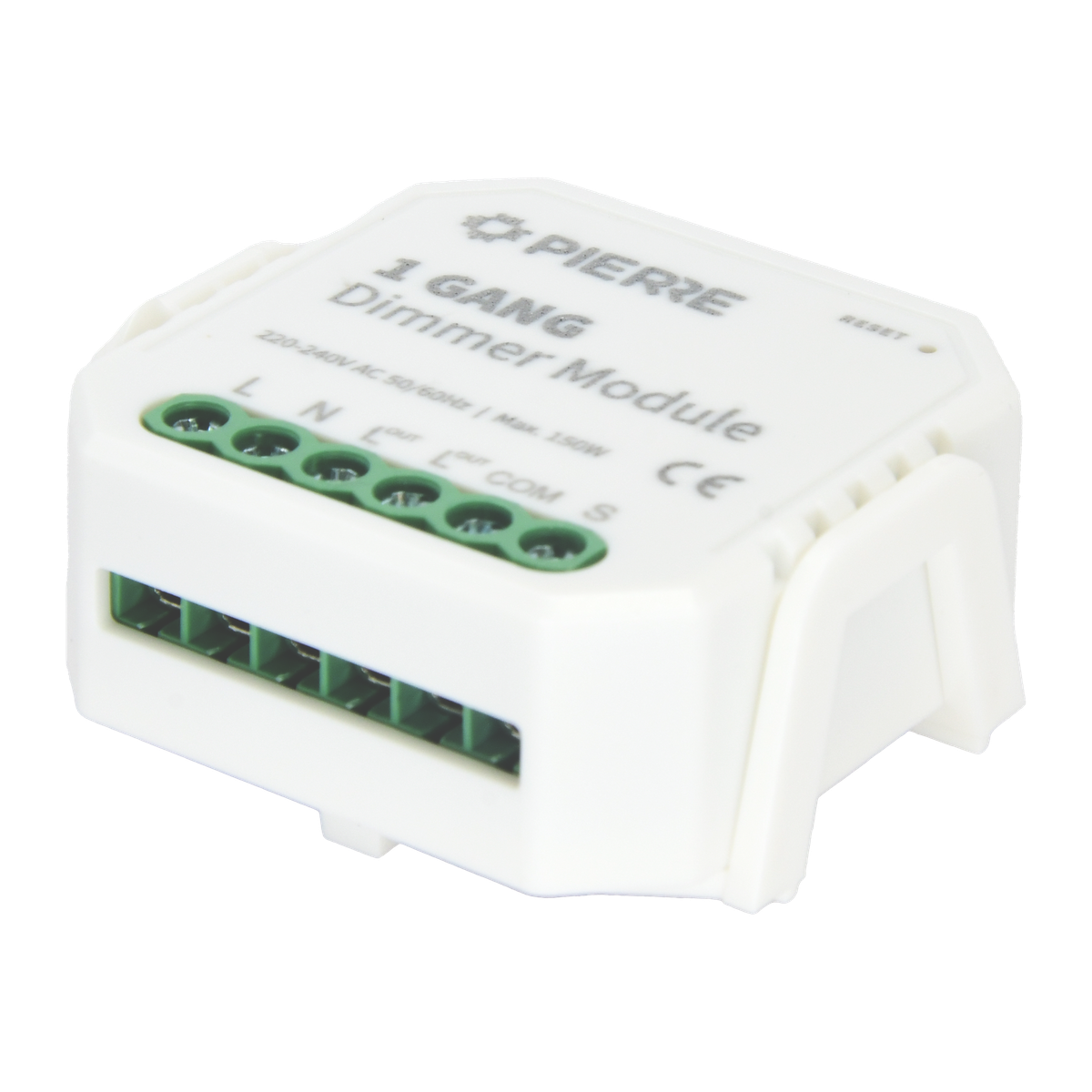 PIERRE Wave dimmermodule 1-kanaals zonder N zijaanzicht