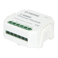 PIERRE Wave dimmermodule 1-kanaals zonder N zijaanzicht
