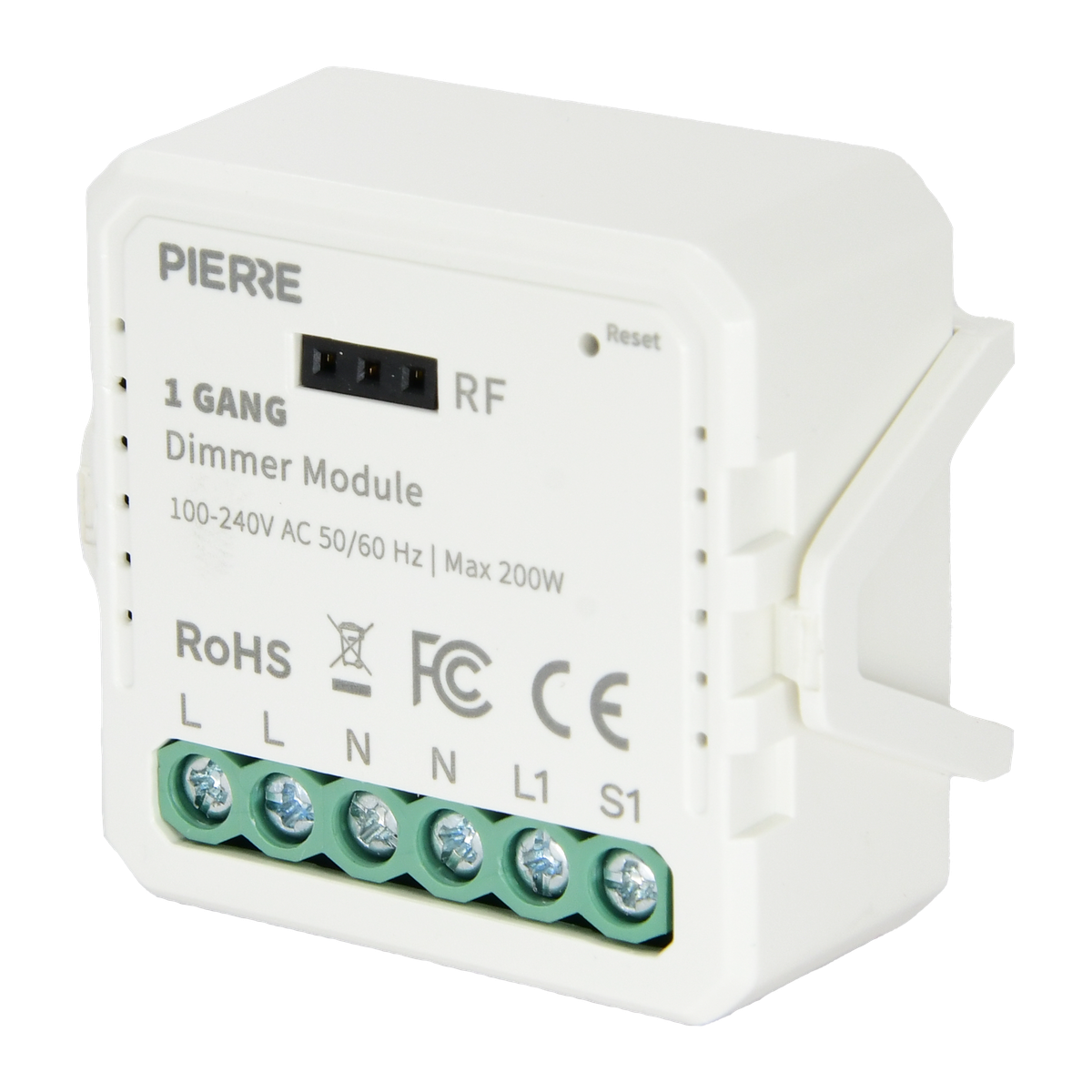 PIERRE Wave dimmermodule 1-kanaals L+N voorkant
