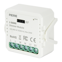 PIERRE Wave dimmermodule 1-kanaals L+N voorkant