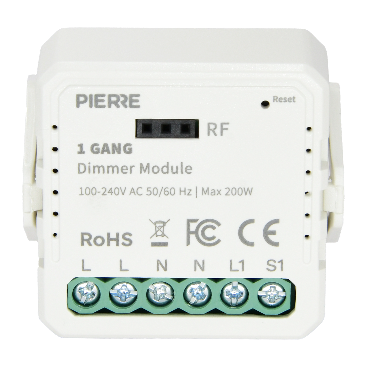 PIERRE Wave dimmermodule 1-kanaals L+N detail