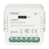 PIERRE Wave dimmermodule 1-kanaals L+N detail