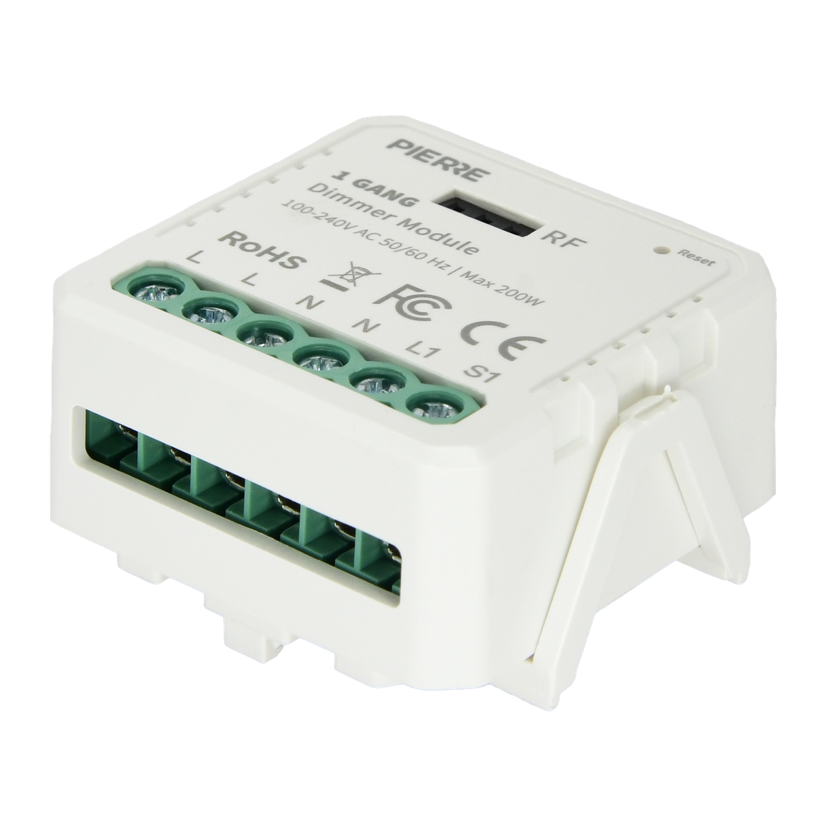 PIERRE Wave dimmermodule 1-kanaals L+N zijaanzicht