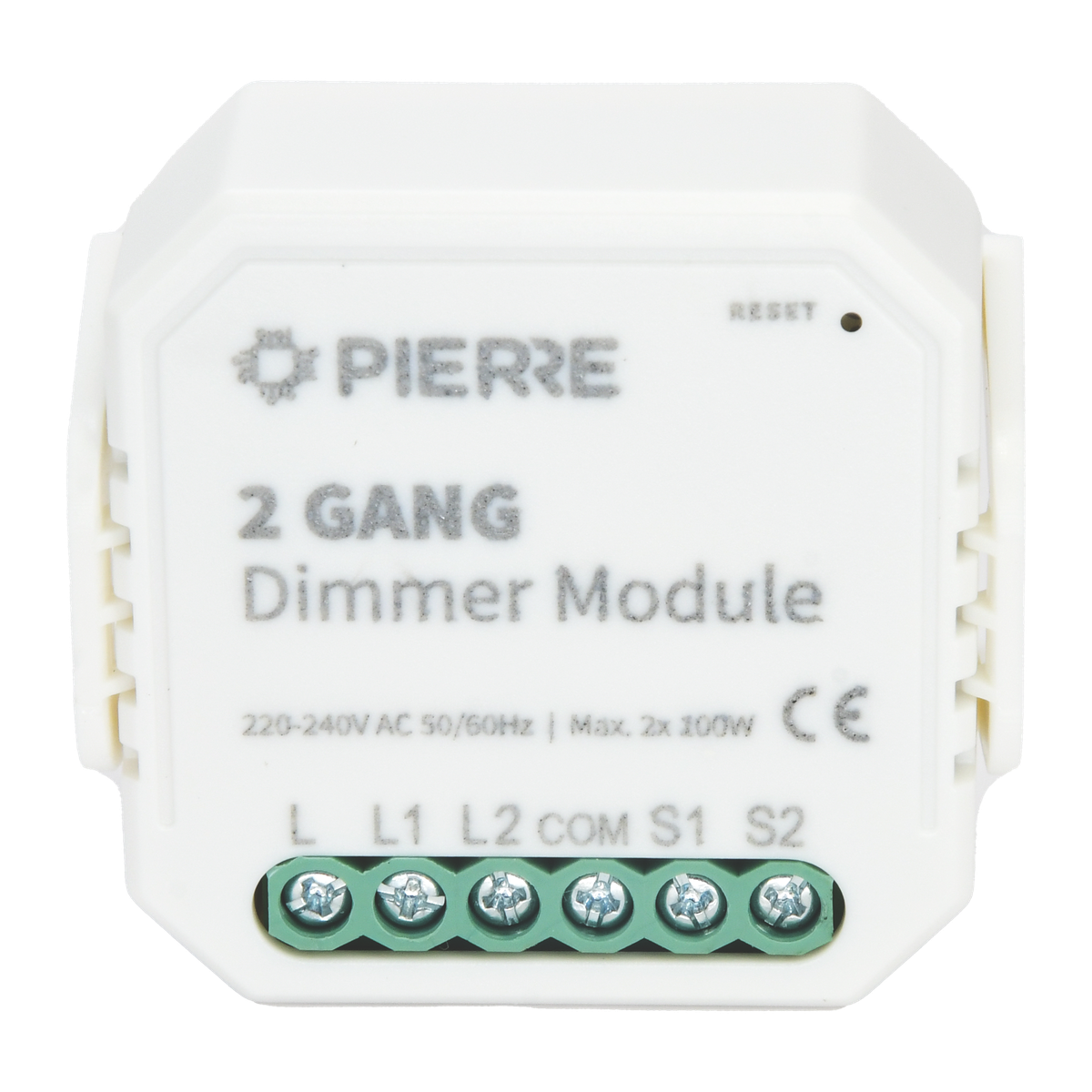 PIERRE Wave dimmermodule 2-kanaals zonder N detail