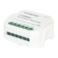 PIERRE Wave dimmermodule 2-kanaals zonder N zijaanzicht