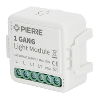 PIERRE Wave lichtmodule 1-kanaals zonder N voorkant