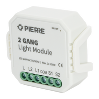 PIERRE Wave lichtmodule 2-kanaals zonder N voorkant