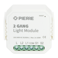 PIERRE Wave lichtmodule 2-kanaals zonder N detail