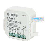 PIERRE Wave lichtmodule 4-kanaals L+N voorkant