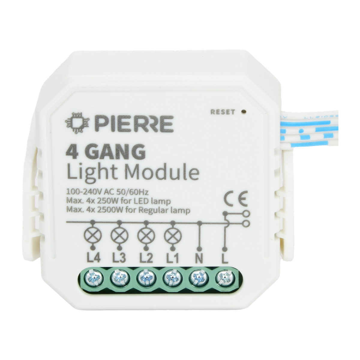 PIERRE Wave lichtmodule 4-kanaals L+N detail