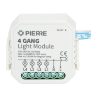 PIERRE Wave lichtmodule 4-kanaals L+N detail