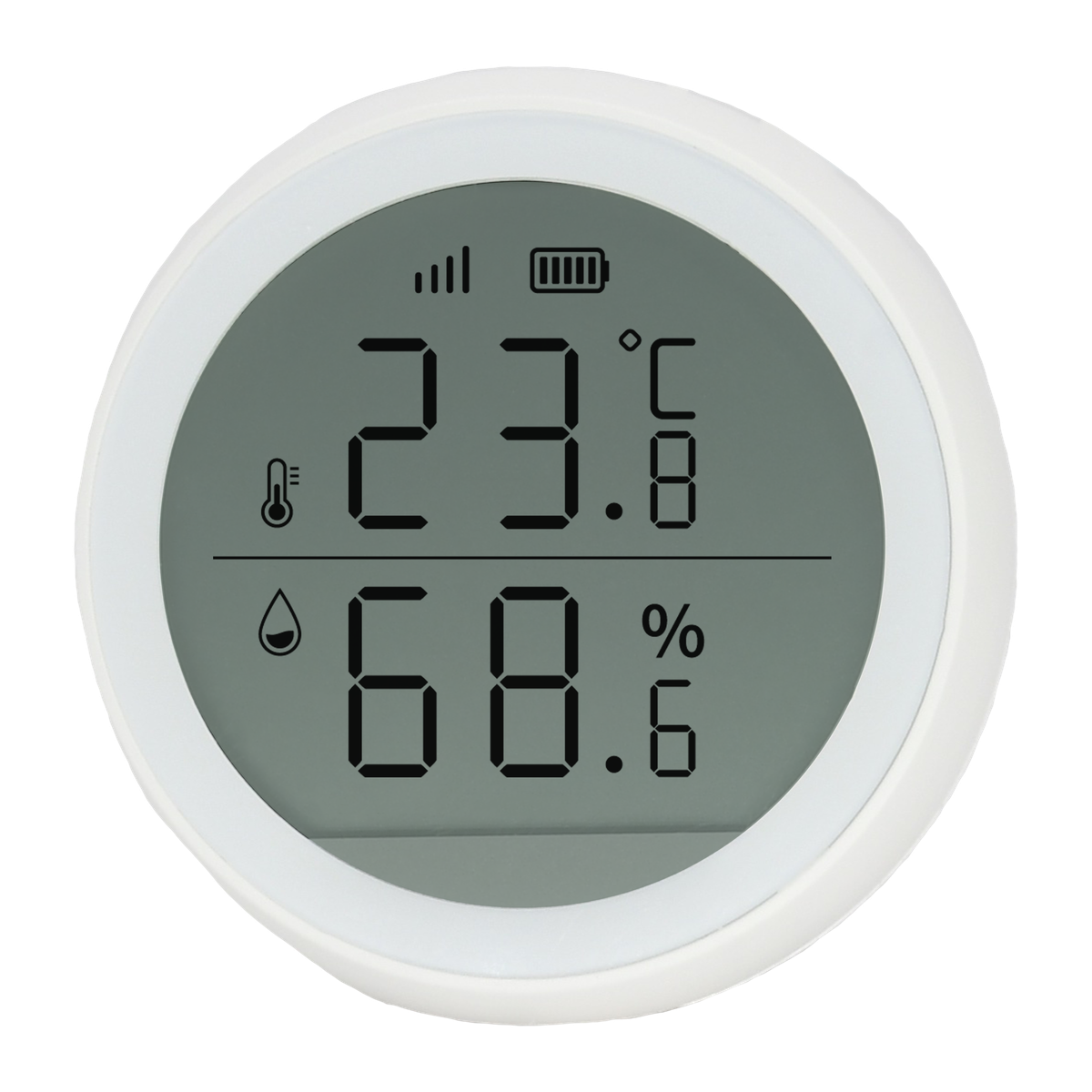 Wave temperatuur- en vochtigheidssensor met display – foto 1
