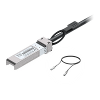 DAC SFP+ kabel 1 m met close-up van de connector