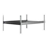 Switch gemonteerd in een rack