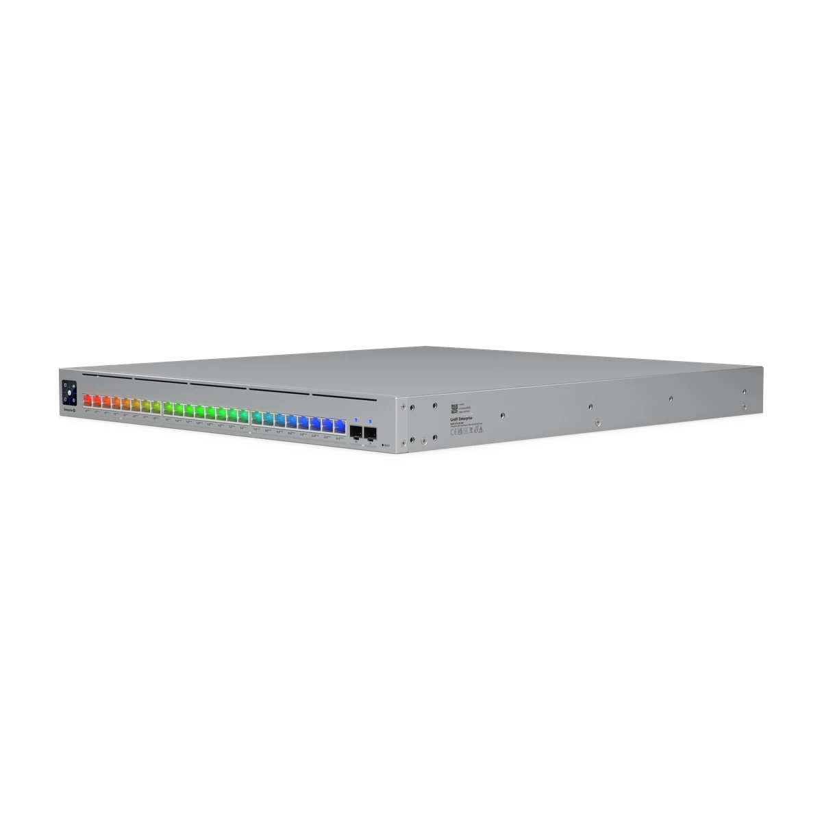 Switch met verlichte poorten van opzij