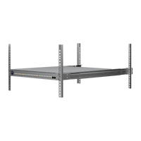 Switch gemonteerd in een rack