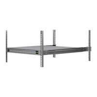 Switch gemonteerd in een rack