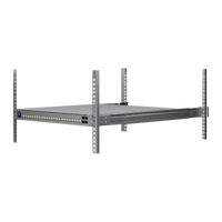 Switch gemonteerd in een rack
