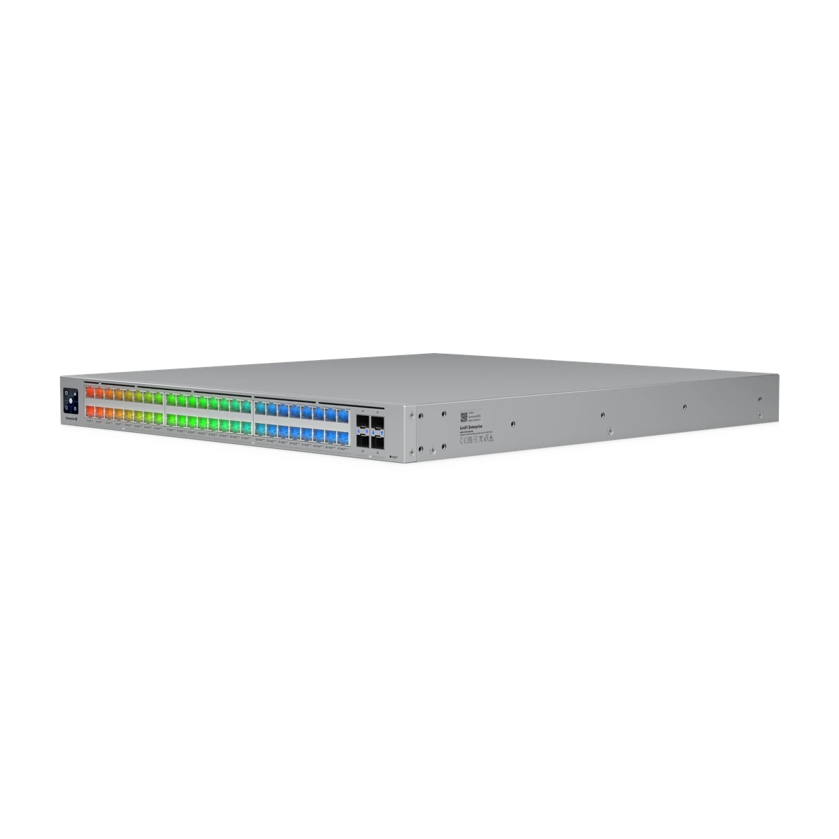 Switch met verlichte poorten van opzij