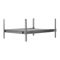 Switch gemonteerd in een rack