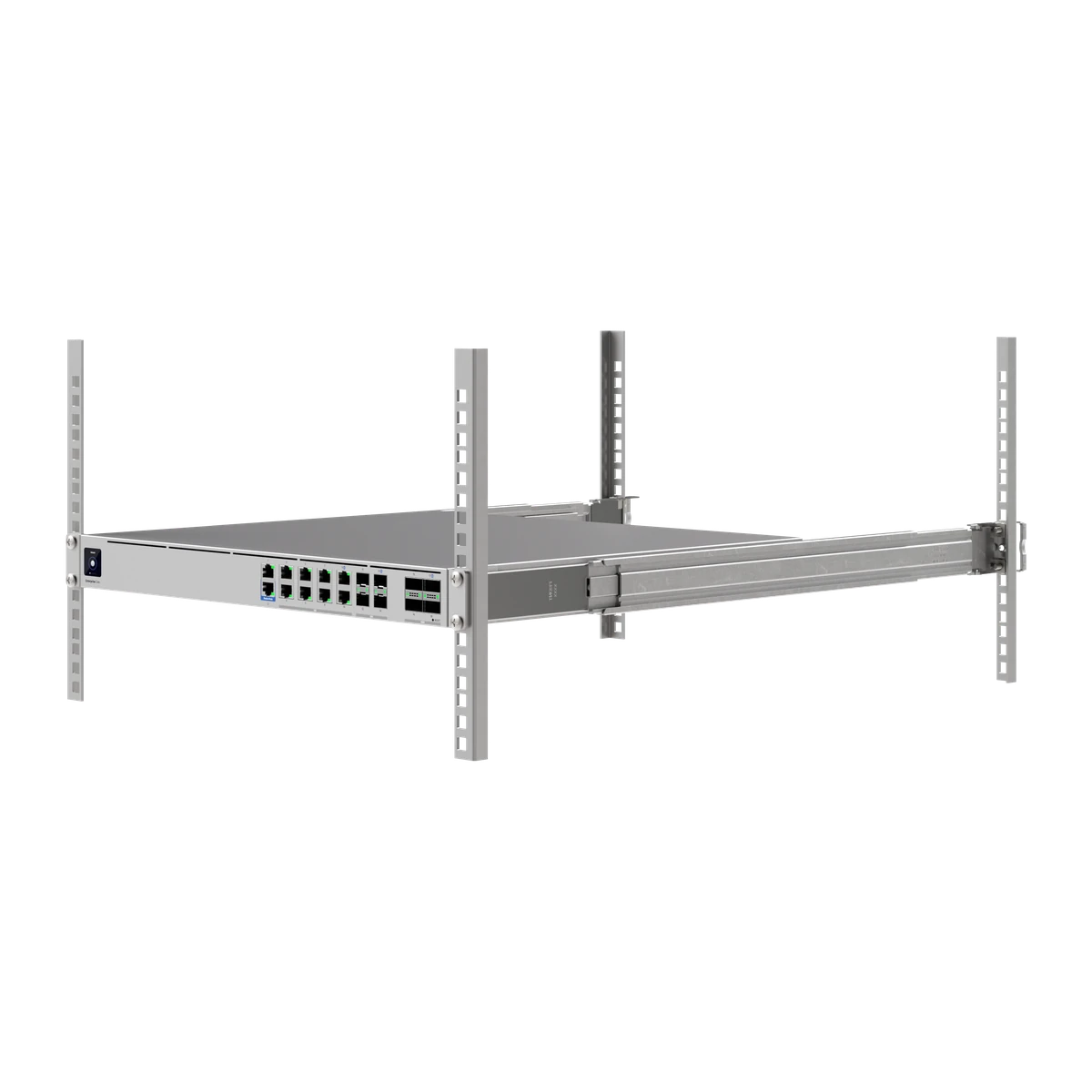 Gemonteerd in een rack