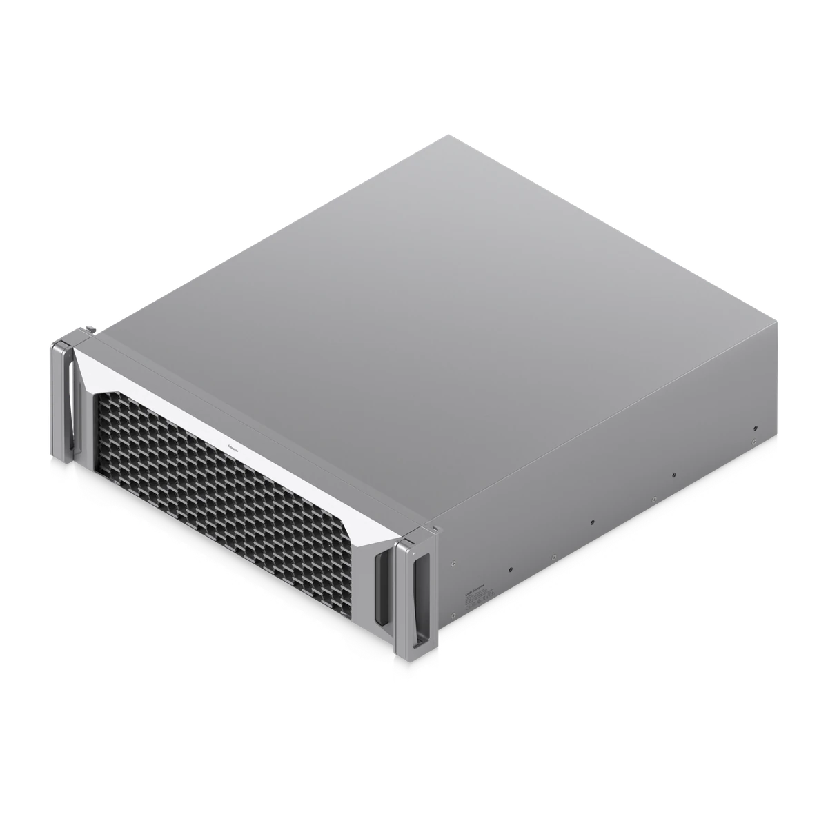 UniFi 3U Bezel Lite op een 3U-rackapparaat