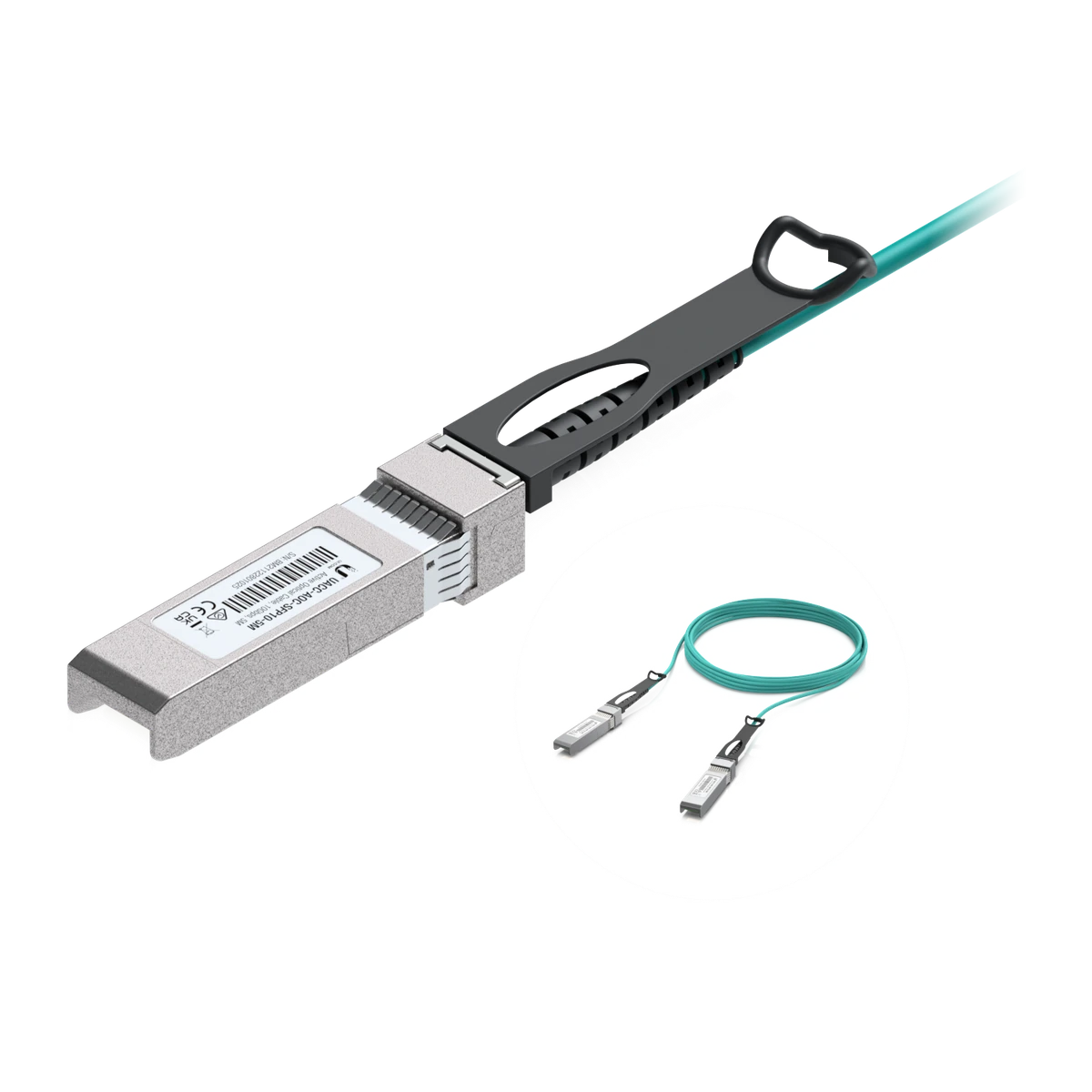 SFP+ connector van de AOC kabel, detail