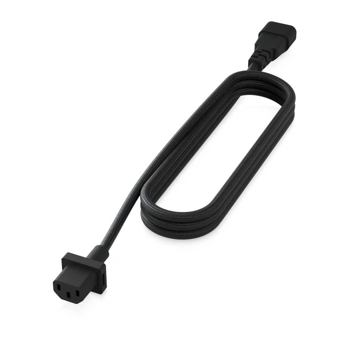 C13-C14 stroomkabel opgerold