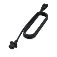 C13-C14 stroomkabel opgerold