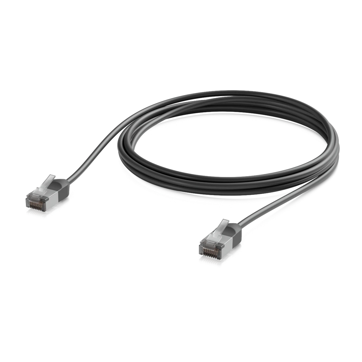 Zwarte kabel met afgeschermde RJ45