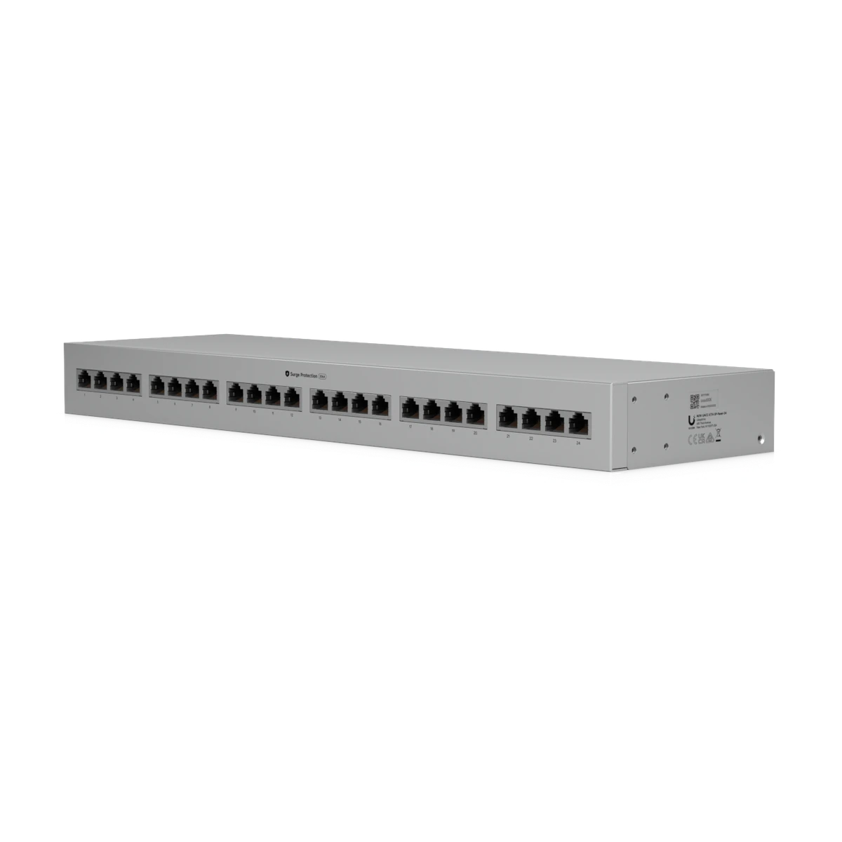 Ethernet Surge Protection 24-poorts rackpaneel