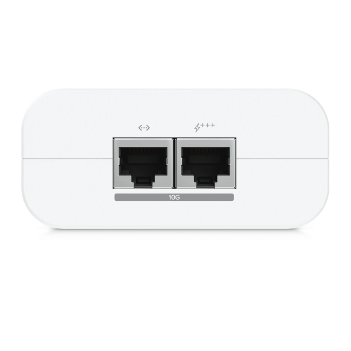 UniFi 10G PoE+++ adapter RJ45-poorten voorkant