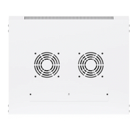 12U Rack Cabinet 450 mm Perforated Door - achterzijde
