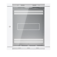 12U Rack Cabinet 600 mm Glass Door - voorzijde