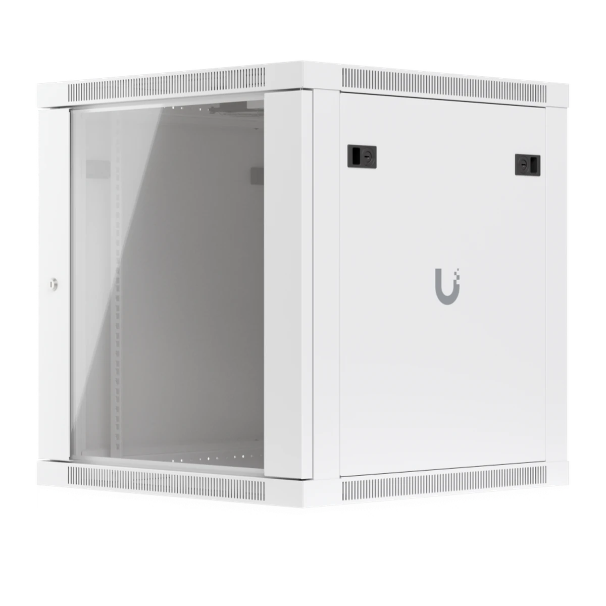 12U Rack Cabinet 600 mm Glass Door - zijaanzicht