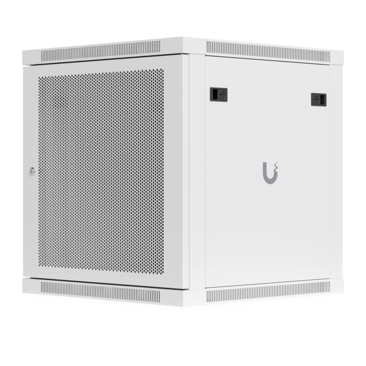12U Rack Cabinet 600 mm Perforated Door - zijaanzicht