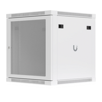 12U Rack Cabinet 600 mm Perforated Door - zijaanzicht