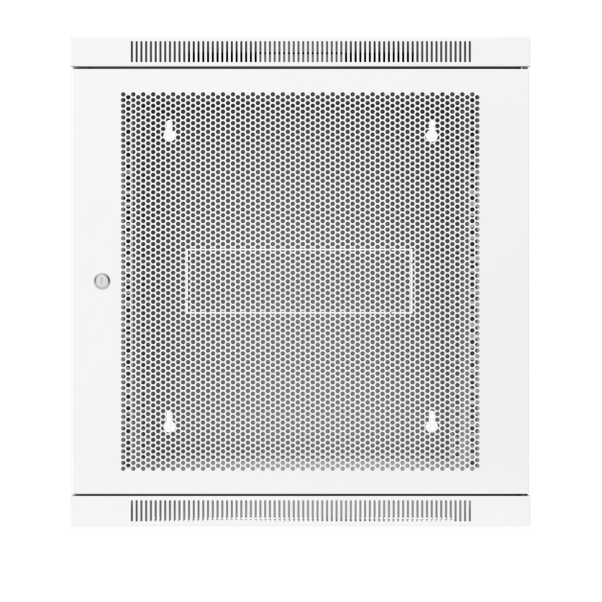 12U Rack Cabinet Swing Perforated Door - voorzijde